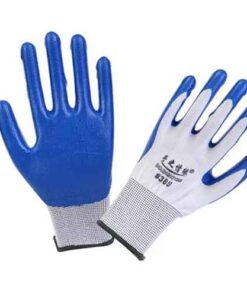 Găng tay len tráng nhựa xanh chống nhiệt