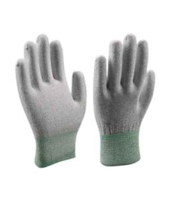 Găng tay phủ ngón PU ESD (Sợi Carbon Chống tĩnh điện, màu nâu)
