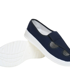 Giày tĩnh điện - Giày 4 lỗ xanh/trắng