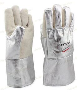 Găng tay chịu nhiệt Castong 300 độ trắng bạc