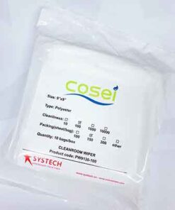 Vải lau phòng sạch, polyester, 9*9″, PW9120-1-100
